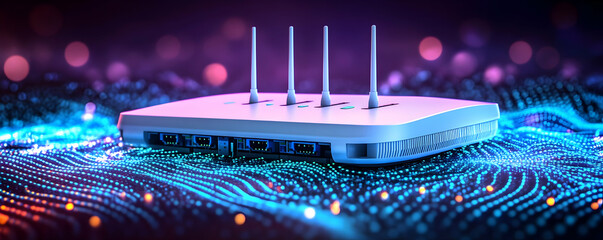 Wireless Router Network Data Flow