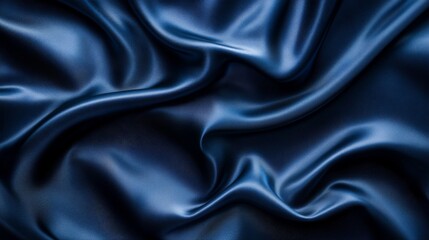 Fototapeta premium Luxurious Blue Silk Texture