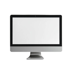 Fototapeta premium Modern Desktop Computer with Blank Screen for Creative Projects