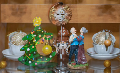 christmas decoration with candles