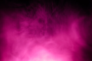 Abstract red and black smoky texture resembling fire or fog, with dramatic swirling patterns creating a sense of heat, mystery, and intensity.