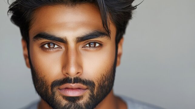 Cute Guy With Brown Hair And Brown Eyes