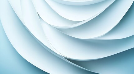 Abstract White Paper Curves Design Background