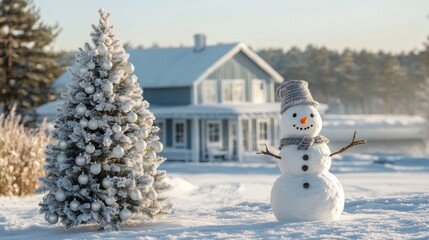 Fototapeta premium Winter Wonderland Scene
