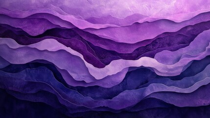 Obraz premium Purple Abstract Layers