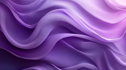 Abstract Purple Fabric Waves