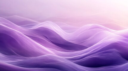 Abstract Purple Waves