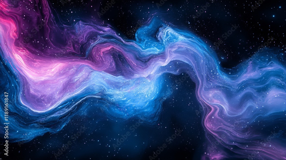 Canvas Prints mesmerizing cosmic nebula