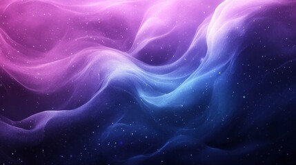 Obraz premium Ethereal Cosmic Waves