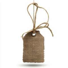 Fabric Label Isolated