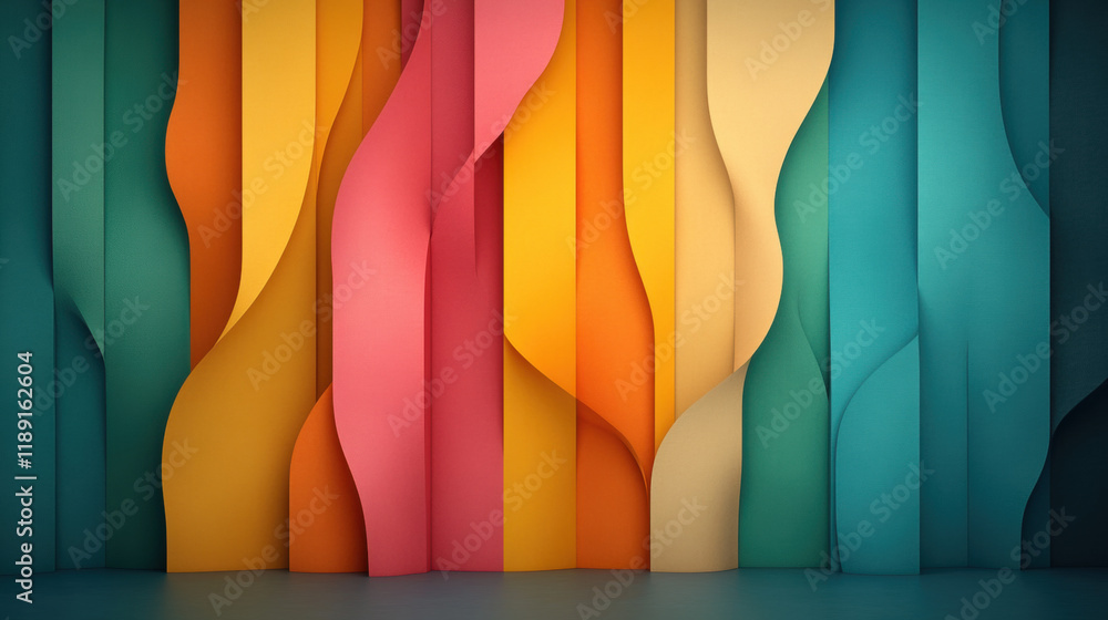 Aufkleber dynamic motion, dynamic motion style artwork with chaos effect at aspect ratio 16:9, high fidelity v