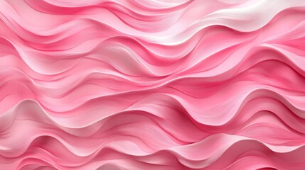 Obraz premium Abstract Pink Waves