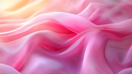 Fototapeta premium Pink Silk Fabric Texture