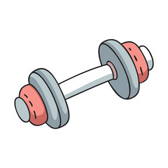 dumbbell for working out vector icon, dumbbell for working out vector illustration - simple illustration of dumbbell for working out, perfect for logos,and dumbbell for working out -themed designs.