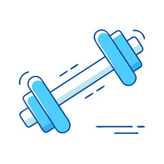 dumbbell for working out vector icon, dumbbell for working out vector illustration - simple illustration of dumbbell for working out, perfect for logos,and dumbbell for working out -themed designs.