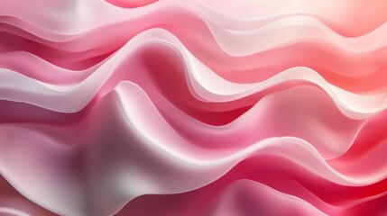Abstract Pink Waves