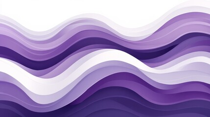 Abstract Purple Wave Layers