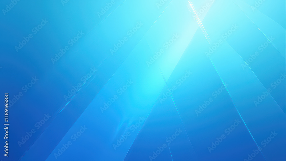 Poster abstract blue gradient background lines - minimalist design