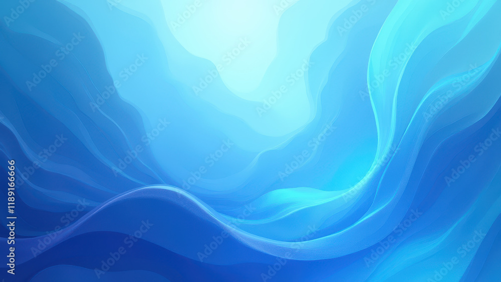 Poster abstract blue wave background texture - abstract backgrounds