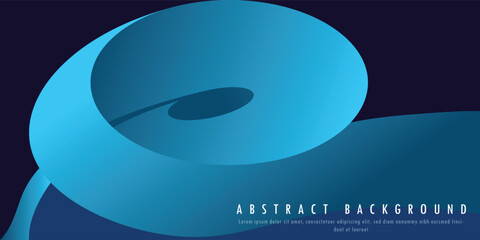 Blue abstract ball elegant background vector illustration. digital Innovative art background for web, Minimal shapes Suit for booklet, brochure, banner, poster, website, flyer, cover,