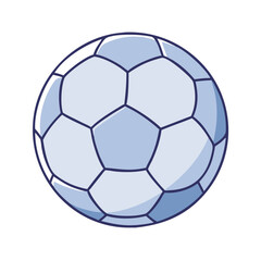 Fototapeta premium soccer ball vector icon, soccer ball vector illustration - simple illustration of soccer ball, perfect for logos,and soccer ball -themed designs.