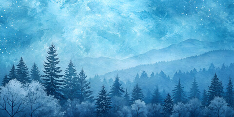 Fototapeta premium landscape with mountains