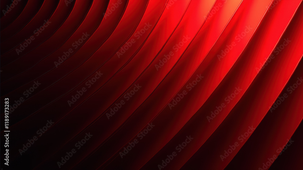 Aufkleber abstract red curves background design - abstract backgrounds