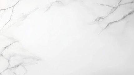 Obraz premium A smooth, white marble surface with subtle gray veining, ideal for design or background use.