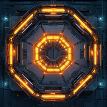 Vektorisiert aus derm Package: rpg, fantasy, game, board, symmetrisch, neon, nerd, au&szlig;erirdisch, ufo, trek, wars, Allianz, portal, planet, galaxy, 