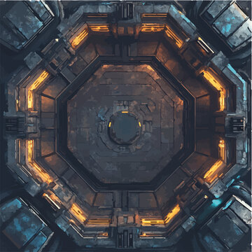 Vektorisiert aus derm Package: rpg, fantasy, game, board, symmetrisch, neon, nerd, au&szlig;erirdisch, ufo, trek, wars, Allianz, portal, planet, galaxy, 