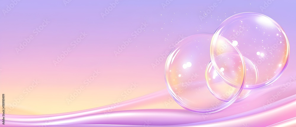 Poster a colorful background with a yellow circle in the middle