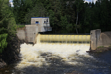 dam on the river