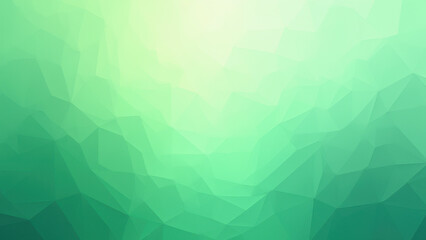 Obraz premium Green Low Poly Background, Abstract Texture - Low Poly Graphics