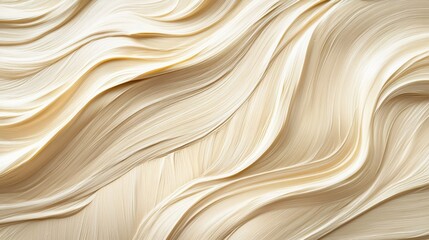 Obraz premium Serene Minimalism: Abstract Canvas with Bold Strokes and Flowing Textures