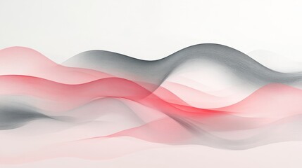 Serene Minimalism: Abstract Soft Gradient Layers with Dynamic Textures