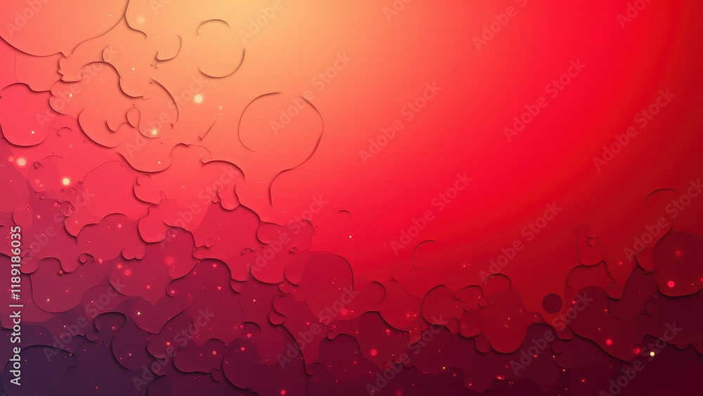Poster Red Abstract Background, Gradient Texture - Gradient backgrounds