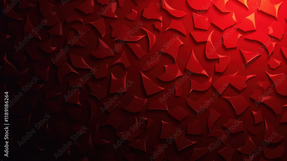 Poster red abstract geometric background texture - abstract patterns