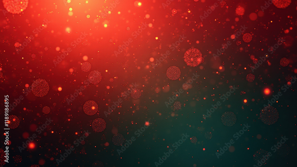 Poster red abstract particle background - abstract backgrounds
