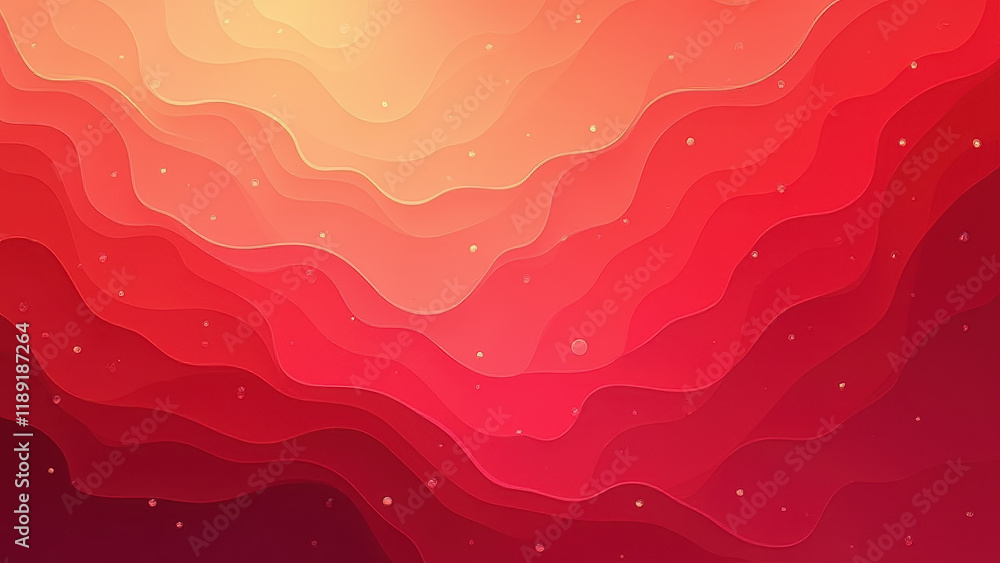 Poster red abstract wave background texture - abstract backgrounds
