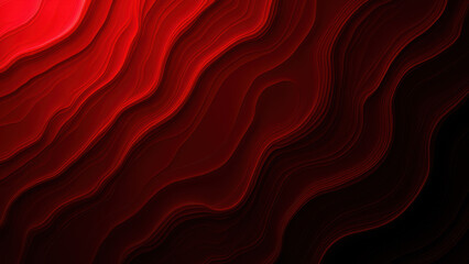 Obraz premium Red Abstract Wave Background Texture - Abstract art