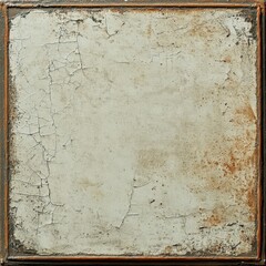 Obraz premium a close-up of a weathered panel with cracked paint