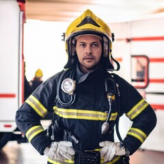 portrait of a firefighter