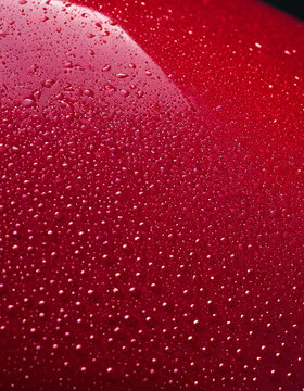 Kirschrot - Teile vom Auto in rot - Lack