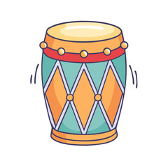 drum representing african heritage icon