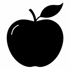 Elegant Apple Line Art Illustration