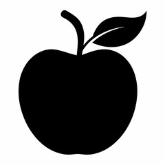 Elegant Apple Line Art Illustration