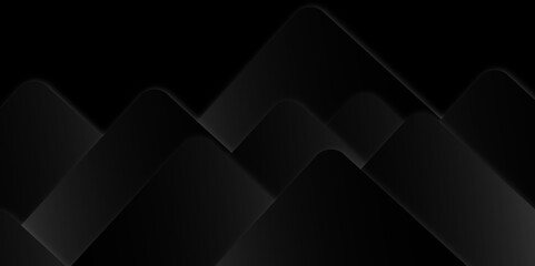 Vector Modern black and grey technology concept diamond triangle geometric line background. modern black and grey gradient color geometric backdrop design cube pattern background for website banner.