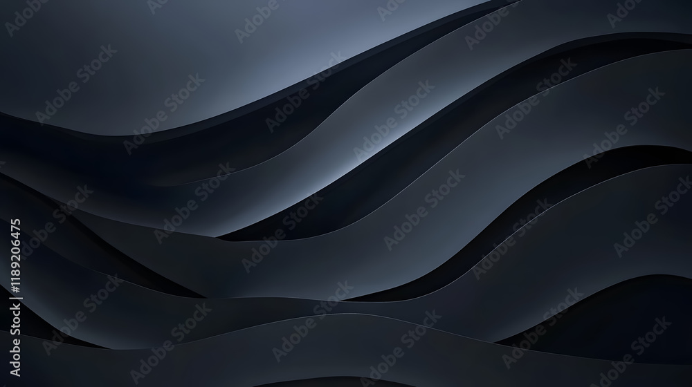 Aufkleber a simple black gradient background suitable for product or text placement.