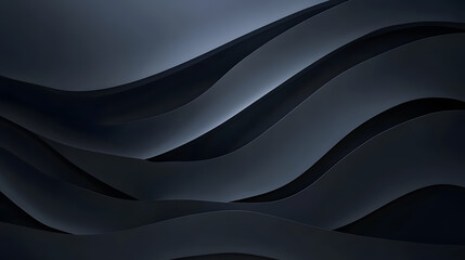 Obraz premium A simple black gradient background suitable for product or text placement.