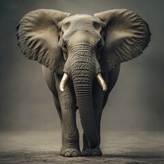 Fototapeta premium a close up view of an elephant